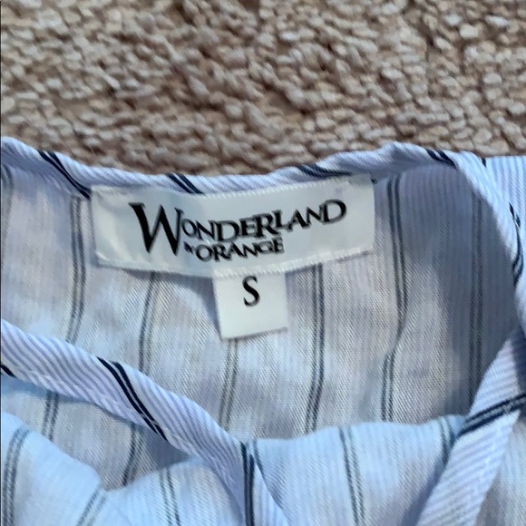 🎡 Wonderland Halter Tank Top Size S 🎡 - Picture 9 of 10